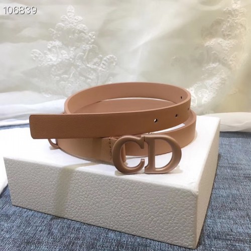 Christian Dior Beige Leather Belt CD-BBL3567